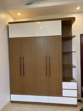 Tủ Bếp Nhựa Chữ U Có Quầy Bar Sang Trọng | Nội Thất Quốc Tiến