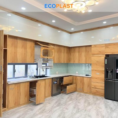 Tủ bếp nhựa Ecoplast cao cấp TB7