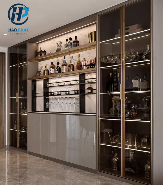 +99 Mẫu Tủ Trang Trí Cánh Kính Mới Nhất